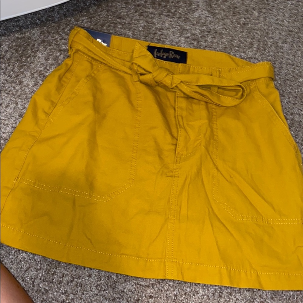 NWT yellow skirt